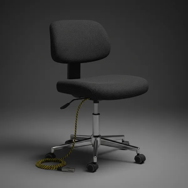 ESD chair with conductive seat