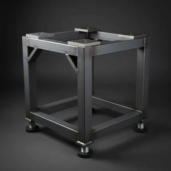 Welded steel machine frame