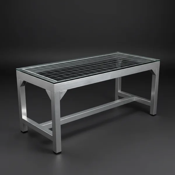 Solar panel inspection table